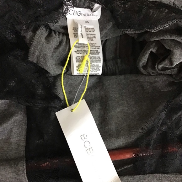 BCBGeneration Heather Gray Open Back Maxi Dress - Picture 6 of 6